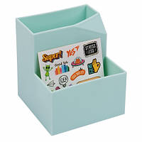 Стакан для письмового приладдя YES "My story" mint, пластик + наліпки