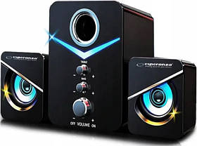 Колонки для ПК 2.1 Esperanza з сабвуфером Type-C