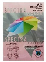 Папір ксероксний кольоровий "Spectra" A4 80г/м 100арк Roze140 св рожев 16.4188, шт, фото 1