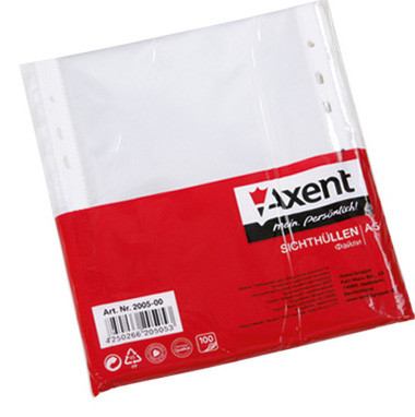 Файл "Axent" 2005-00 A5 40мкм (за 100шт), шт, фото 1