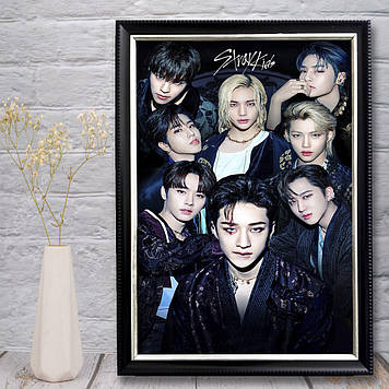 Плакат постер K-Pop Stray Kids у рамці 09
