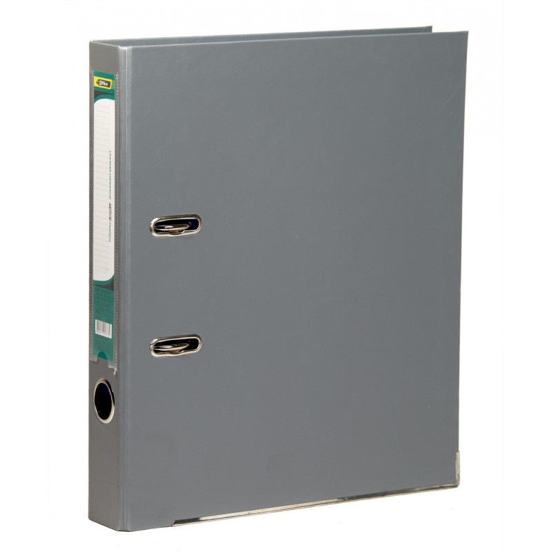 Папка-реєстратор "4Office" A4/50мм 4-247 сірий, шт, фото 1