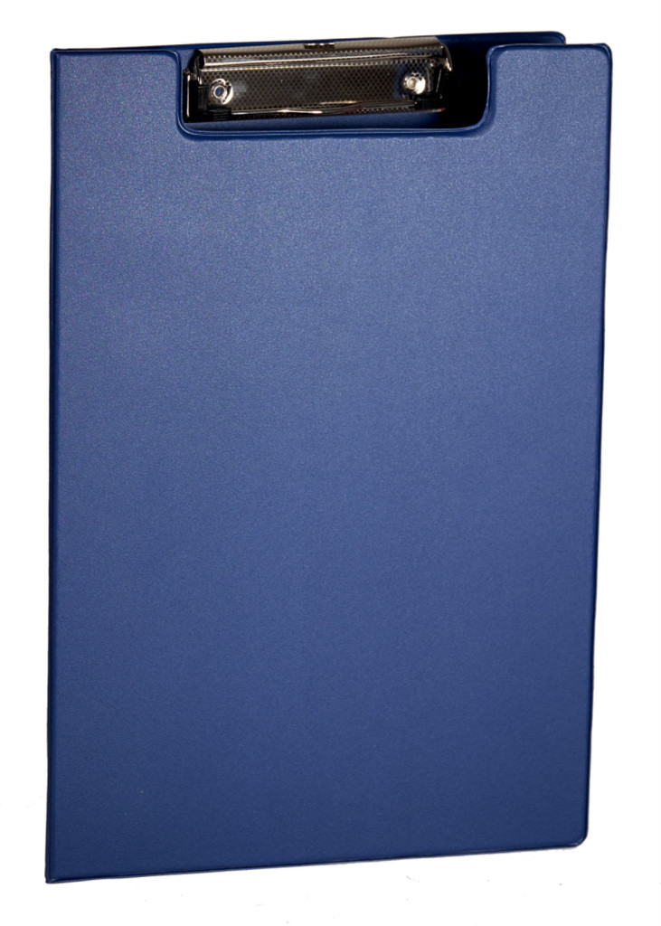Планшет-папка A4 "4Office"4-258-06 з кліпом PVC син, шт, фото 1