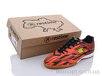 Футбольная обувь мужская "Restime" DMB21419 black-orange