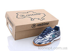 Футбольне взуття для хлопчиків "Restime" DDB21419 navy-silver