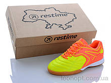 Футбольне взуття для хлопчиків "Restime" DDB20210 r.orange-lime