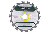 Пильный диск METABO «POWER CUT WOOD CLASSIC», 190X30, Z18 WZ 5° /B (628417000)