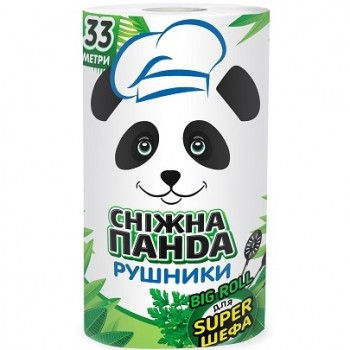 Рушник паперовий двошаровий Сніжна панда Big Roll, фото 1