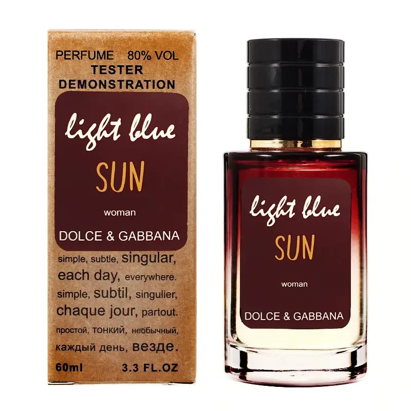 Dolce&Gabana Light Blue Sun TESTER LUX, жіночий, 60 мл, фото 1