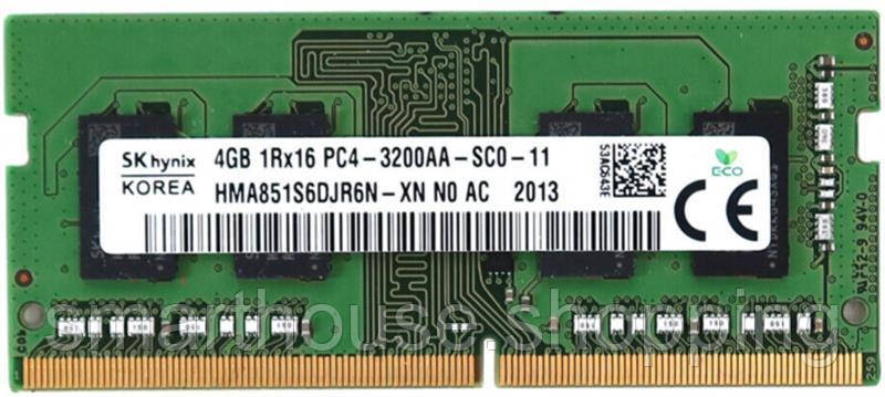 Модуль пам`яті SO-DIMM 4GB/3200 DDR4 Hynix (HMA851S6DJR6N-XN), фото 1