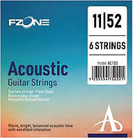 Струны для акустической гитары Fzone AC103 ACOUSTIC PHOSPHOR BRONZE (11-52)