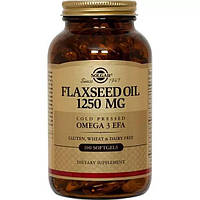 Масло льняное (flaxseed oil) 1250 мг 100 капсул