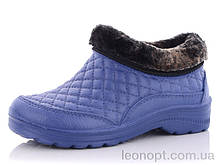 Калоші жіночі "Slippers" Б03 синий