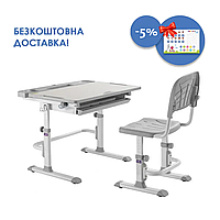 Детский комплект парта и стул трансформеры Cubby Disa Grey