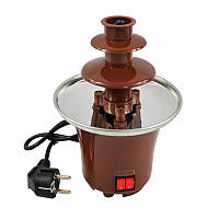 Шоколадный фонтан мини Фондю Mini Chocolate Fondue Fountain,! Топ