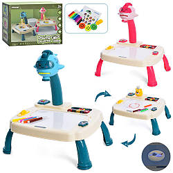 Проєктор для малювання M663 столик, фломастери, слайди