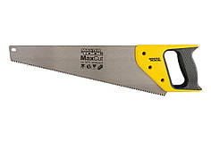 Ножівка столярна MASTERTOOL 9TPI MAX CUT 400 мм загартований зуб 3D заточування полірована 14-2840