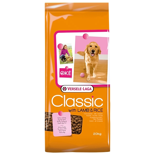 Сухий преміум корм для собак Versele-Laga (Верселя-Лага) Classic Dog Lamb&Rice з ягням та рисом 20 кг