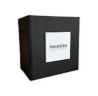 Подарункова упаковка - коробка для годин Pаndоrа (Пандора) Чорний з білим ( код: IBW108-3 )