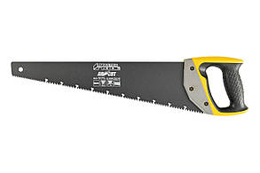 Столярна ножівка 450 мм ALLIGATOR BLACK, 9TPI MAX CUT, розжарений зуб, 3-D заточка, тефлон. покриття MASTER