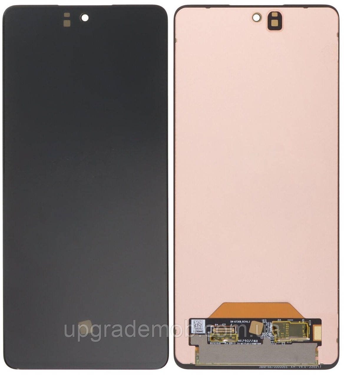Дисплей модуль тачскрин Samsung A736 Galaxy A73 5G чорний Amoled оригінал