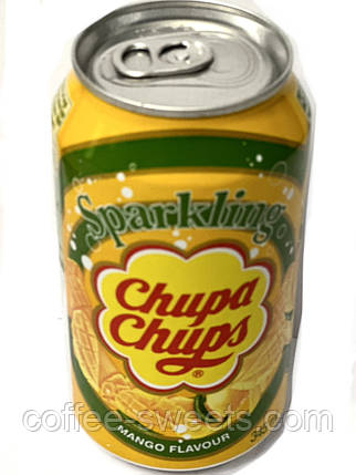 Chupa Chups Mango газований напій зі смаком манго 345 мл, фото 2