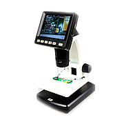 Мікроскоп KAISI UM038 цифровий (збільшення 10x-500x/TFT екран 3.5'') білий