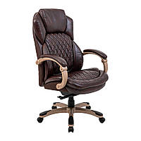 Офисное кресло Премио Richman кожаное коричневое для руководителя