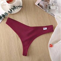 Трусики - стрінги в рубчик, FINETOO, оптом і в роздріб M,L,XL (б-т)