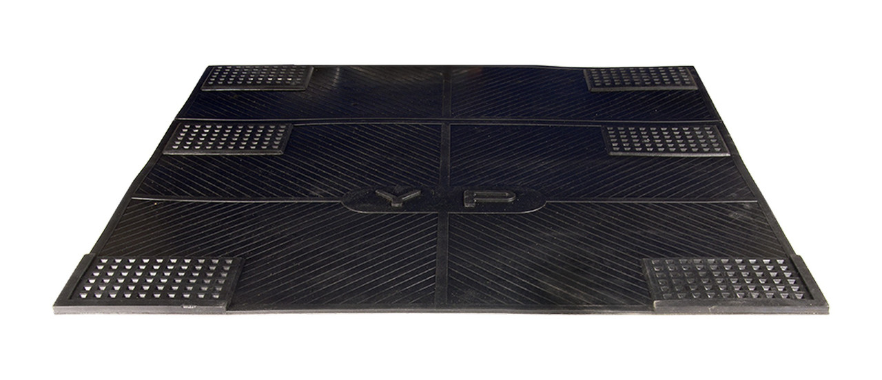 Килимок вібраційний гумовий під пральну машину ГОСПОДАР 615х615х8 мм 92-0712, фото 1