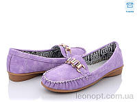 Мокасины для девочек "Style-baby-Clibee" 5227 purple