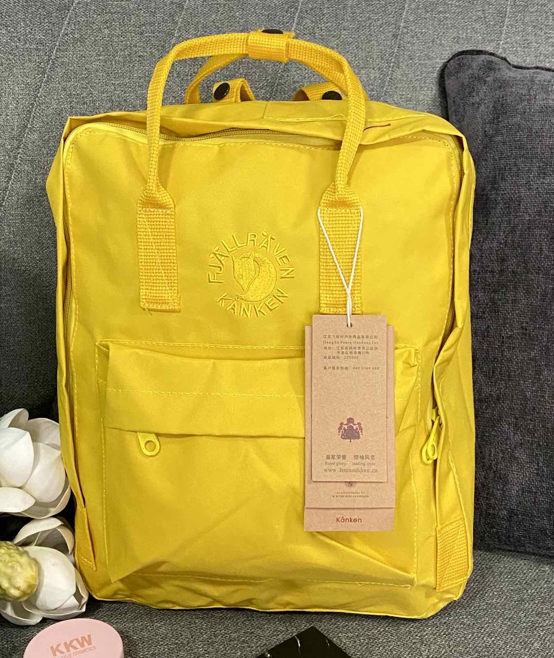 Стильний шкільний рюкзак канкен kanken місткий портфель ранець підлітковий молодіжний із тканинними ручками