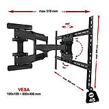 Кронштейн настінний для ЖК LED телевізора 40"-70" K600, фото 8