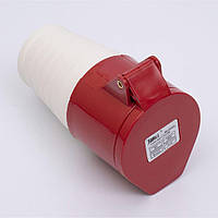 Силова розетка 3Р+РЕ+N 32А, ССІ-225 TAKEL, для 380 В (503232) ТАКЕЛ, переносна