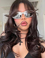 Спортивные очки цвет Трендовые женские мужские солнцезащитные стильные uv400  Y2K prada versace yvl