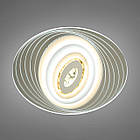 Світлодіодна люстра 60 Вт на пульті д/у з диммером колір каркасу білий D-A119/500, фото 3