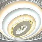 Світлодіодна люстра 60 Вт на пульті д/у з диммером колір каркасу білий D-A119/500, фото 4