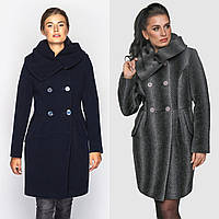 Жіноче кашемірове пальто. Модель 25. Розміри 44-54