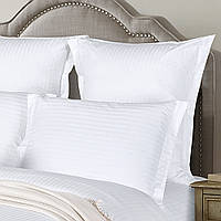 Комплект наволочок 50x70 см (2 шт) Love You страйп-сатин SW01 білий (34054)