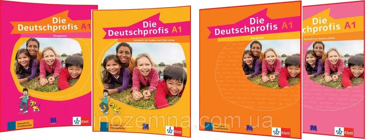Die Deutschprofis A1 Kursbuch + Übunsbuch + Testheft + Worterheft (Підручник + робочий зошит + тести + словник)