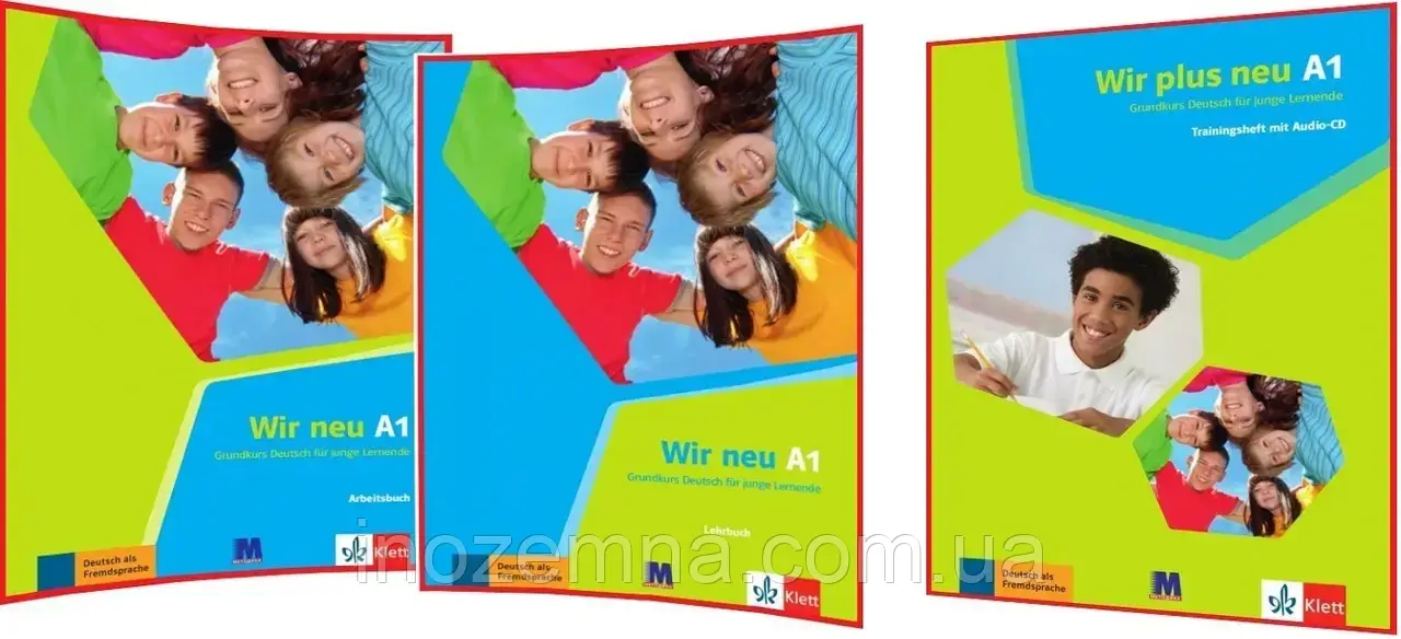 WIR neu A1 Lehrbuch + Arbeitsbuch + Trainingsheft (Підручник + робочий зошит + тести), фото 1
