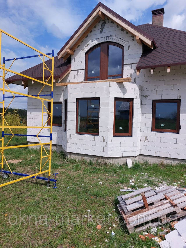 Ламіновані металопластикові вікна у Бучі фото Вікна Маркет