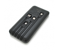 Powerbank KP KP-17 10000mAh, Output:2Type-C/USB, White/Black Внешний аккумулятор