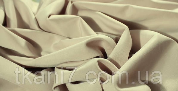 Трікотаж Дайвінг Світло бежевий, фото 1