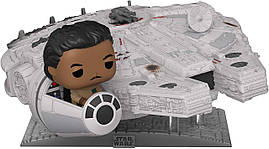 Фігурка Фанко Тисячолітній сокіл Funko Pop! Star Wars - Lando Calrissian in The Millenium Falcon