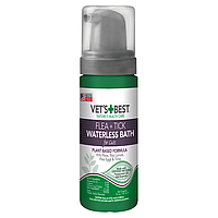 Vet's Best Flea And Tick Waterless Bath Foam For Cats пена от блох клещей и москитов для кошек 147 мл vb10521