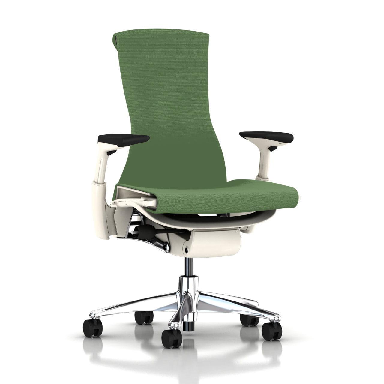 Ергономічне офісне крісло повністю регульоване з високою спинкою EmBody Herman Miller Зелений