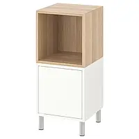 IKEA EKET(192.864.13), комбинация шкафов с ножками, белый / под беленый дуб