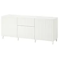 IKEA BESTÅ(293.849.17), комбинация с выдвижными ящиками, белый / Суттервикен / Каббарп белый