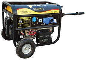 Бензиновий генератор FORTE FG8000EA з блоком автоматики на 6,5 кВт. 220 V